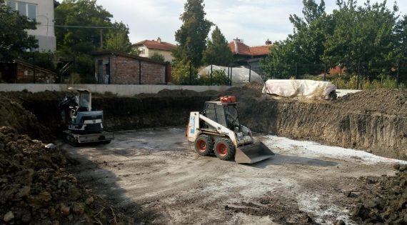 Прокопаване на ивични и масови изкопи