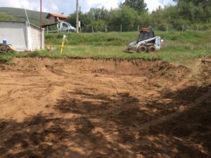 Изграждане на ивични основи и фундаменти